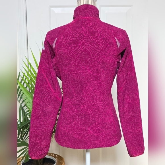 Eddie Bauer First Ascent Fushia Purple Print Women’s Sandstone Jacket Size S - Picture 2 of 7